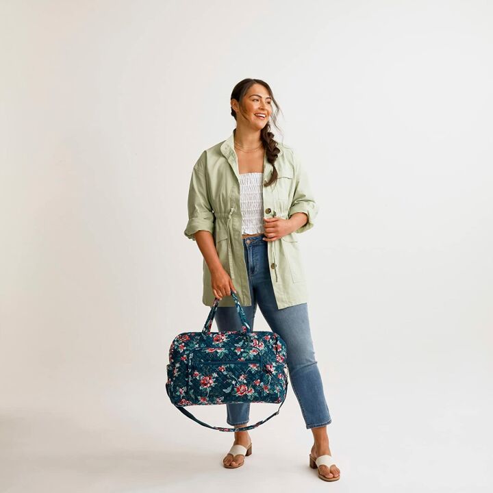 Vera Bradley Weekender Travel Bag - Stylish Cotton Design