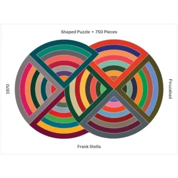 Galison MoMA Frank Stella Shaped Jigsaw Puzzle - 750 Pieces