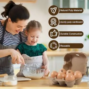 Eco-Friendly Egg Cartons - Durable & Reusable Packaging