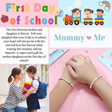 First Day of School Bracelets for Moms and Daughters