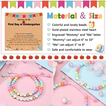 First Day of School Bracelets for Moms and Daughters