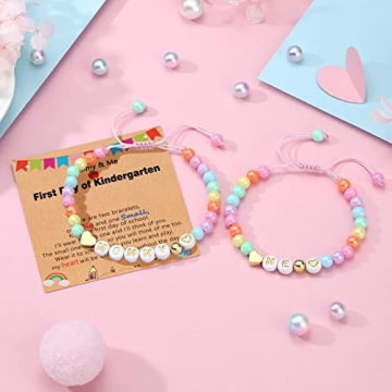 First Day of School Bracelets for Moms and Daughters