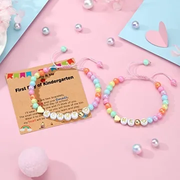 First Day of School Bracelets for Moms and Daughters