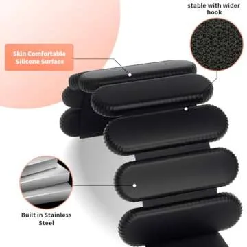 YOVKOK Adjustable Ankle Weights for Women Men,Wrist Weights set for Walking Running,1 Pair (1Lbs Eac...