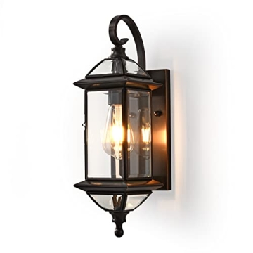 Milaii Copper Outdoor Wall Sconce Light - Vintage Style