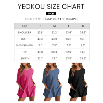 Yeokou Casual Oversized Romper for Women - Stylish & Comfy