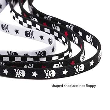 Yichain 48'' Fun Printed Shoe Laces for Sneakers & Boots