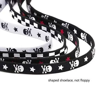 Yichain 48'' Fun Printed Shoe Laces for Sneakers & Boots