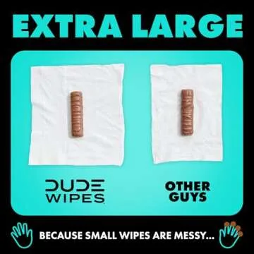 Dude Wipes - Mint Chill Travel Flushable Wipes Pack 108