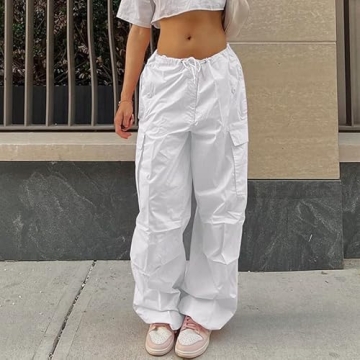 YAHUIUL Women's Stylish Comfortable Parachute Pants