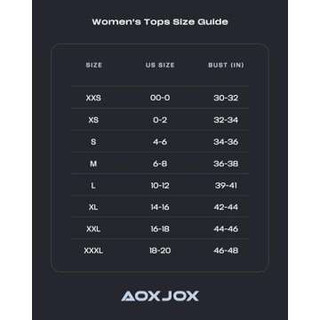 Stylish Aoxjox Cropped V Neck Athletic Top for Women