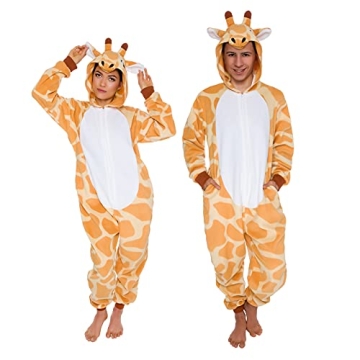 Funziez! Slim Fit Adult Onesie - Animal Halloween Costume & Plush Cosplay for All