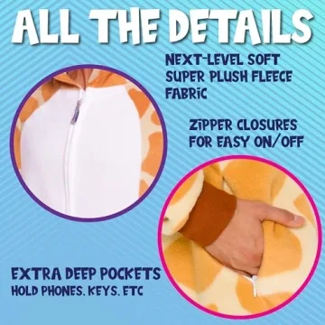 Funziez! Slim Fit Adult Onesie for Halloween Fun