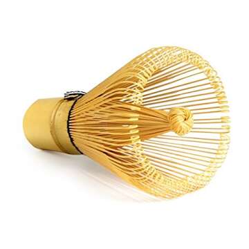 Handcrafted Bamboo Matcha Whisk - 100 Prong Chasen for Perfect Matcha Preparation