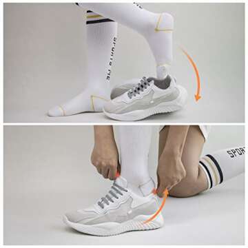 INMAKER No Tie Shoelaces for Kids and Adults