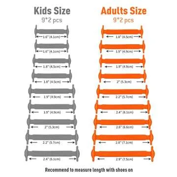 INMAKER No Tie Shoelaces for Kids and Adults