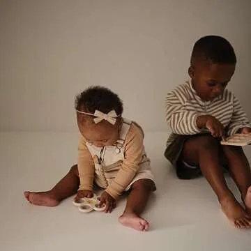 Mushie Flower Press Toy for Sensory Play and Development