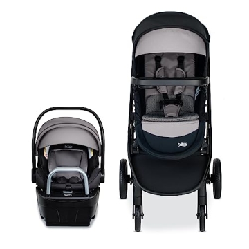 Britax Willow Brook S+ Baby Travel System with Car Seat and Stroller