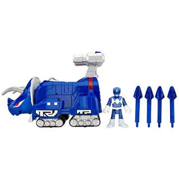 Fisher-Price Imaginext Power Rangers Blue Ranger and Triceratops