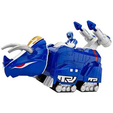Fisher-Price Imaginext Power Rangers Blue Ranger and Triceratops