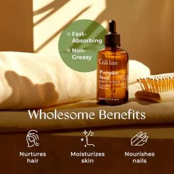 Gya Labs Organic Pumpkin Seed Oil - Nourishing Skin & Hair