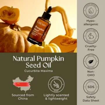 Gya Labs Organic Pumpkin Seed Oil - Nourishing Skin & Hair