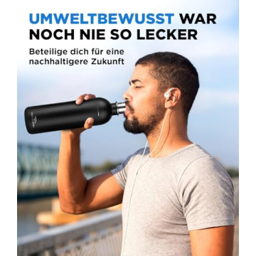 MATE OF STEEL® Plastic Free & Glass Bottles for SodaStream