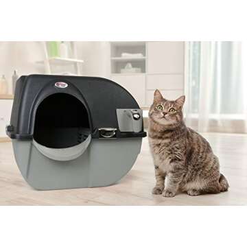 Omega Paw Elite Self-Cleaning Litter Box for Easy Maintenance