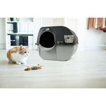 Omega Paw Elite Self-Cleaning Litter Box for Easy Maintenance