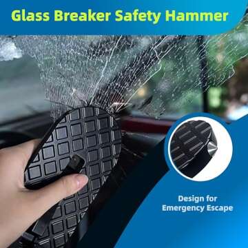 Car Door Step, Universal Fit Car Roof Access, Folding Aluminum Alloy Car Step, 400lbs Load Capacity, fits Most Cars, SUVs and Trucks (Black)