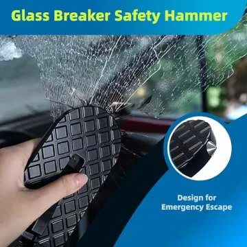 Car Door Step, Universal Fit Car Roof Access, Folding Aluminum Alloy Car Step, 400lbs Load Capacity, fits Most Cars, SUVs and Trucks (Black)