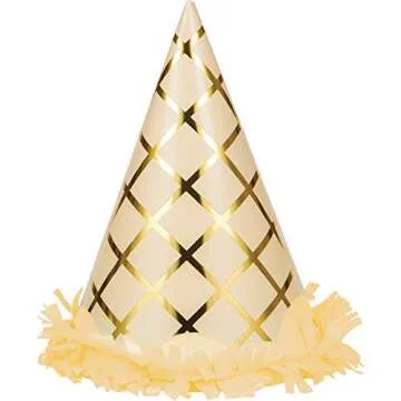 Ice Cream Party Hats for Fun Celebrations - 8 Count