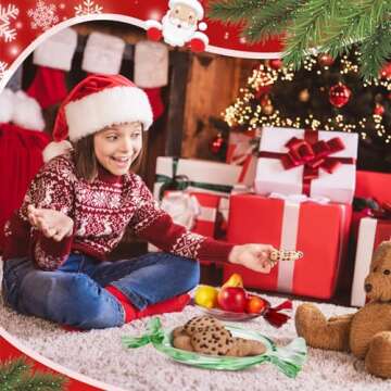 Maxcheck 2 Pcs Holiday Candy Dish Peppermint Candy Tray Green and Red Glass Platter Candy Bowls Crystal Glass Fruit Plates for Serving Party Cookie Snack Storage