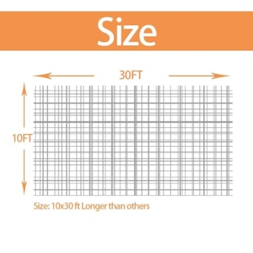 Vensovo 10x30 Ft Plant Frost Cover for All Seasons