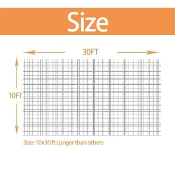 Vensovo 10x30 Ft Plant Frost Cover for All Seasons