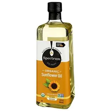 Spectrum Naturals Organic Hi Heat Sunflower Oil 32 Oz