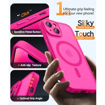 Magnetic iPhone 14 Case with Full Camera Protection