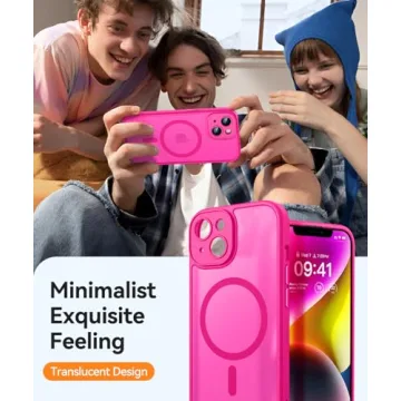 Magnetic iPhone 14 Case with Full Camera Protection