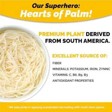 Palmini Angel Hair Pasta | Low-Carb, Low-Calorie Hearts of Palm Pasta | Keto, Gluten Free, Vegan, Non-GMO | As seen on Shark Tank | (12 Ounce Pouch-Pack of 3)