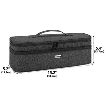 Teamoy Travel Storage Bag for Hair Styling Tools and Accessories
