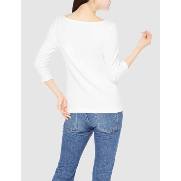 Amazon Essentials Women's Slim-Fit Boat Neck T-Shirt