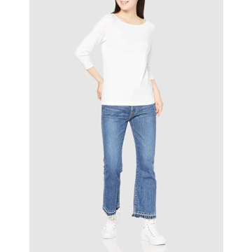 Amazon Essentials Women's Slim-Fit Boat Neck T-Shirt