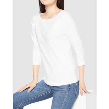 Amazon Essentials Women's Slim-Fit Boat Neck T-Shirt