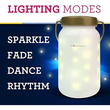 Project Nursery Dreamweaver Firefly Jar Night Light & Sound Soother