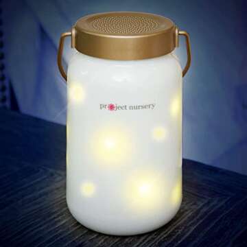 Project Nursery Dreamweaver Firefly Jar Night Light & Sound Soother