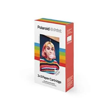 Polaroid Hi-Print Paper - 2x3 Paper Cartridge (20 Sheets) Dye-Sub (Not Zink) Cartridge, Single Pack