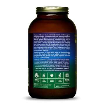 HealthForce SuperFoods Vitamineral Green - Mineral Supplement for Immune & Thyroid Support - Green Powder Supplement with Ingredients from The Land - Gluten-Free & Vegan - 500 Grams