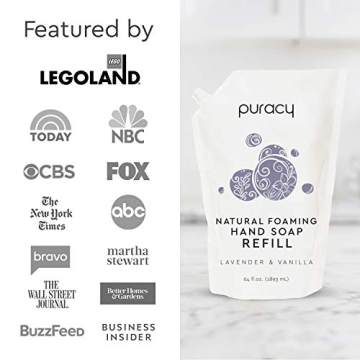 Puracy Foaming Hand Soap Refill - Natural & Eco-Friendly 64oz