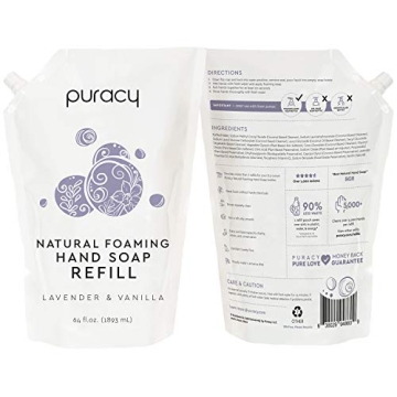 Puracy Foaming Hand Soap Refill - Natural & Eco-Friendly 64oz