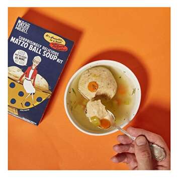 Matzo Ball Soup Kit & Matzo Ball Mix, 4.5 Oz. Pack of 2 (1 of each) from The Matzo Project, Vegetarian, Kosher (But Not Kosher for Passover), Low-Fat, No-MSG, No Trans Fat, Nothing Artificial…